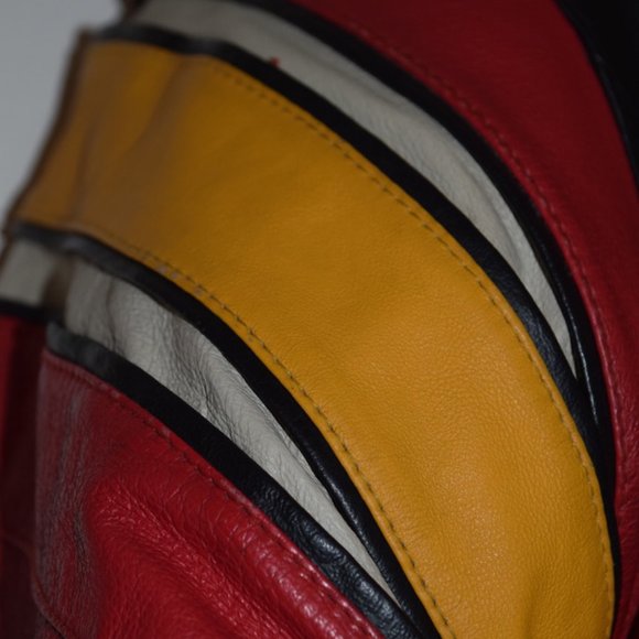 🔥RARE🔥 VINTAGE 1990'S LOONEY TUNES "JUST CHILLIN" LEATHER BOMBER JACKET XL - Picture 9 of 13